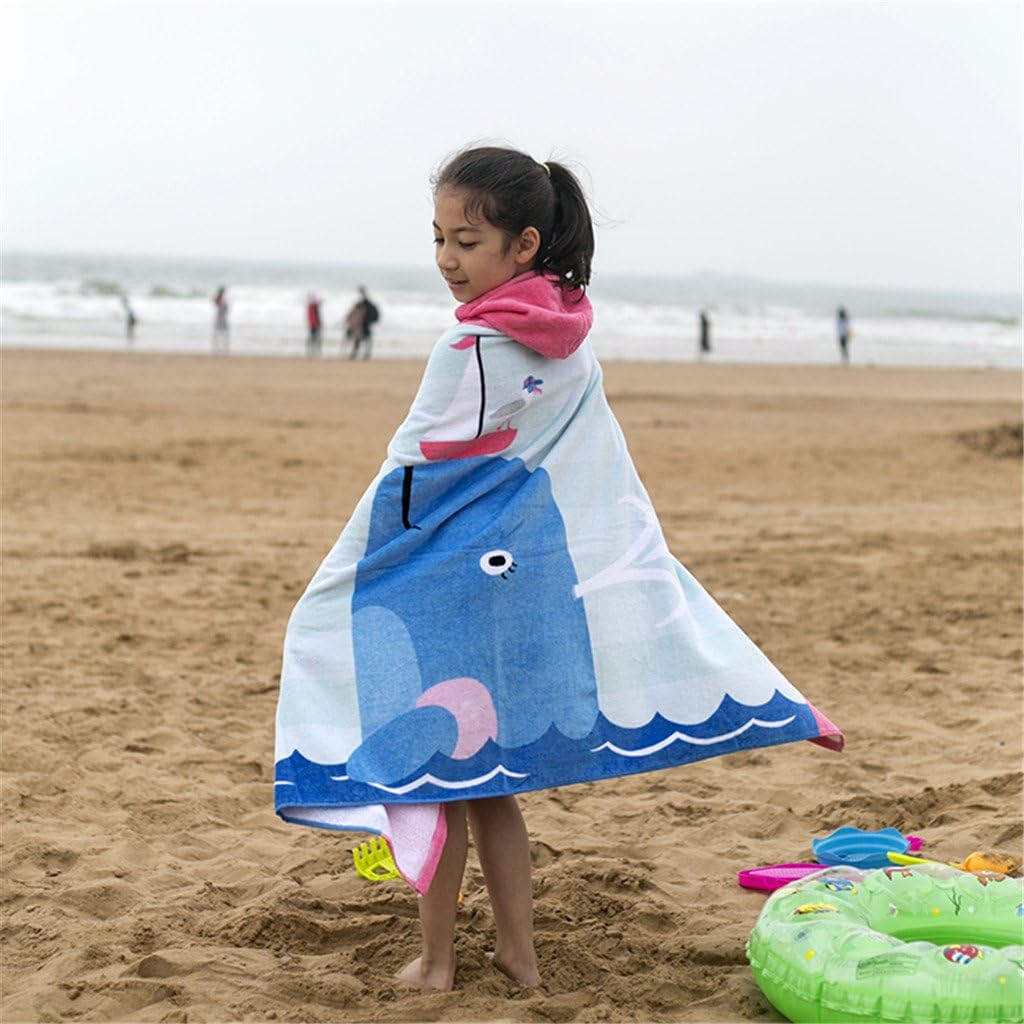 girls hooded beach towel