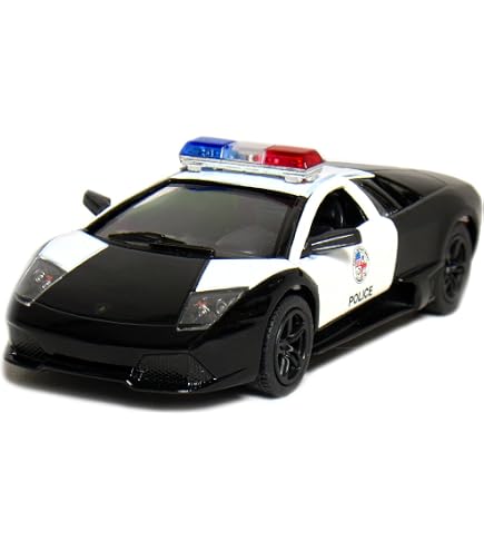Amazon.com: KiNSMART - Police Cars (Lamborghini Sesto Elemento