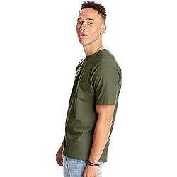 Hanes Mens Beefyt T-shirt, Heavyweight Cotton