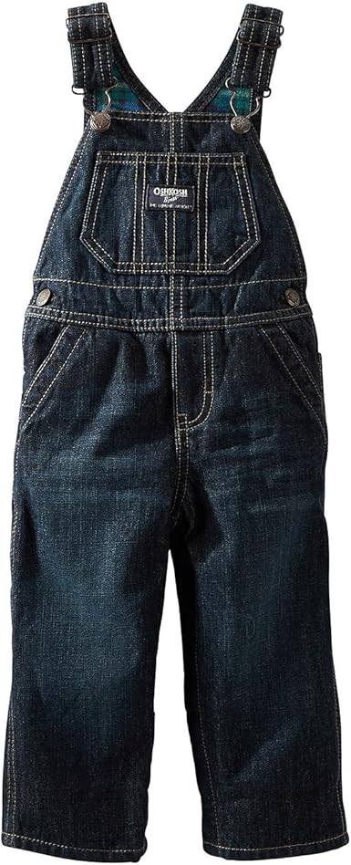 oshkosh flannel lined overalls