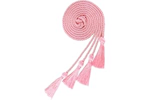 GRADFTY Double Pink Graduation Honor Cords for Graduation 2025, National Honors Society Pink Cords
