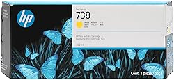 HP 738 300-ml Yellow DesignJet Ink Cartridge