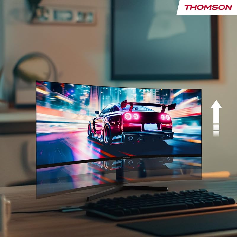 Gaming Monitor 34 Pollici UWQHD Monitor, 240Hz VA EyeCare Display, 1ms, Adaptive Sync, Speaker, HDR10, HDMI&DP, M34QG7Y14C