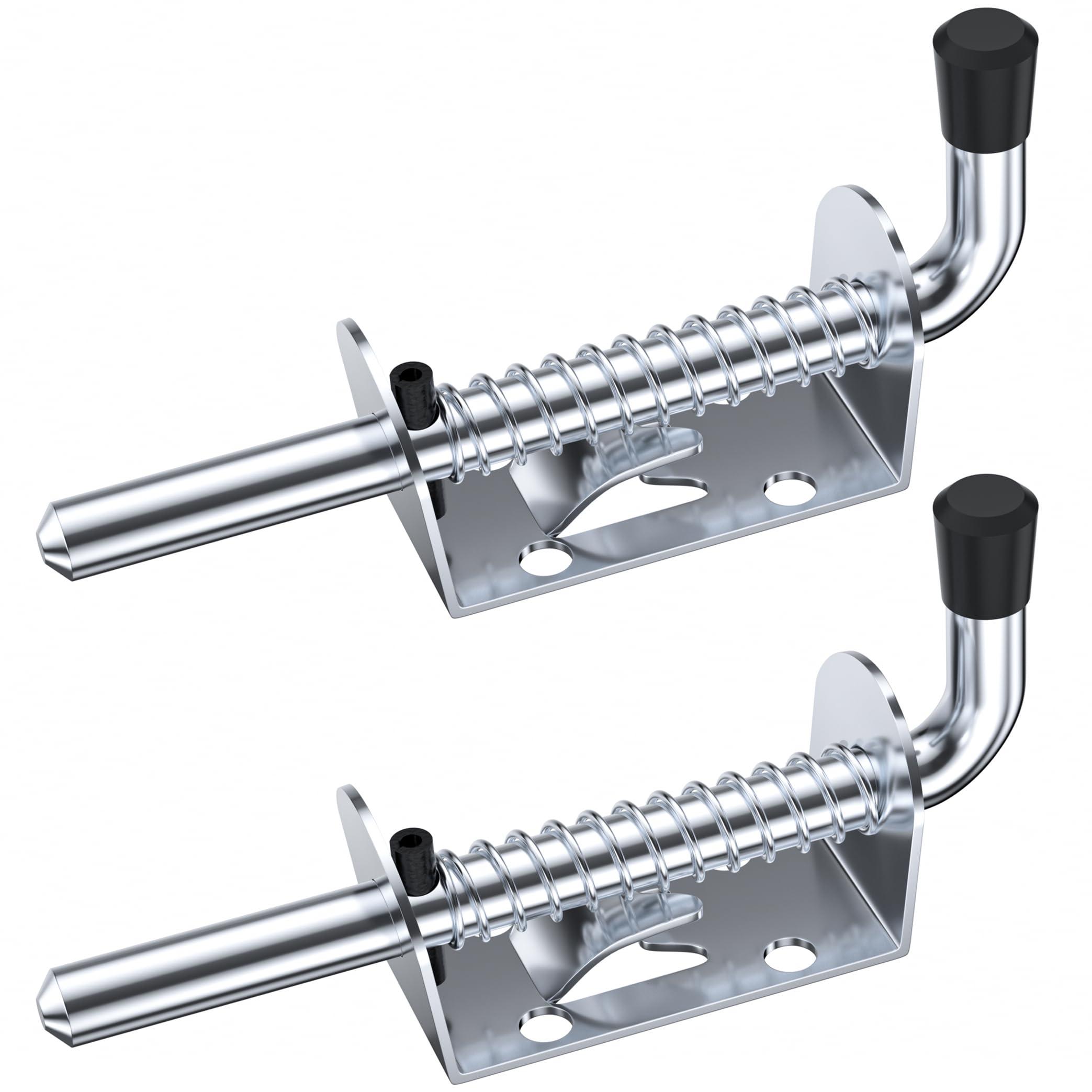 2 PCS 128MM Heavy Duty Spring Latch Pins,Spring Loaded Gate Latch