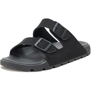 BOSS mens Surfley Two Strap Sandals