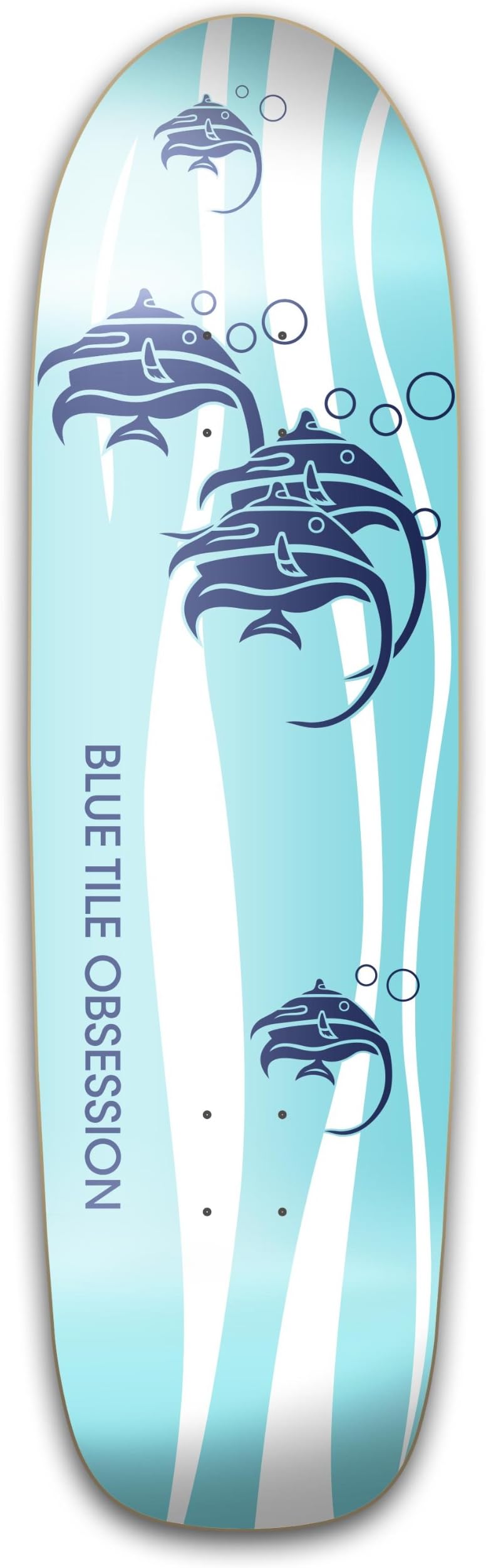 Blue Tile Obsession "BTO Pool Square Tail Skateboard Deck