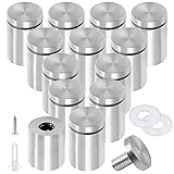 Luomorgo 12 Pcs 1" x 1-5/8" Stainless Steel