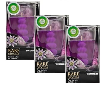 3x Air Wick Aromatherapy Candle Beads Fleur De Lotus 120g