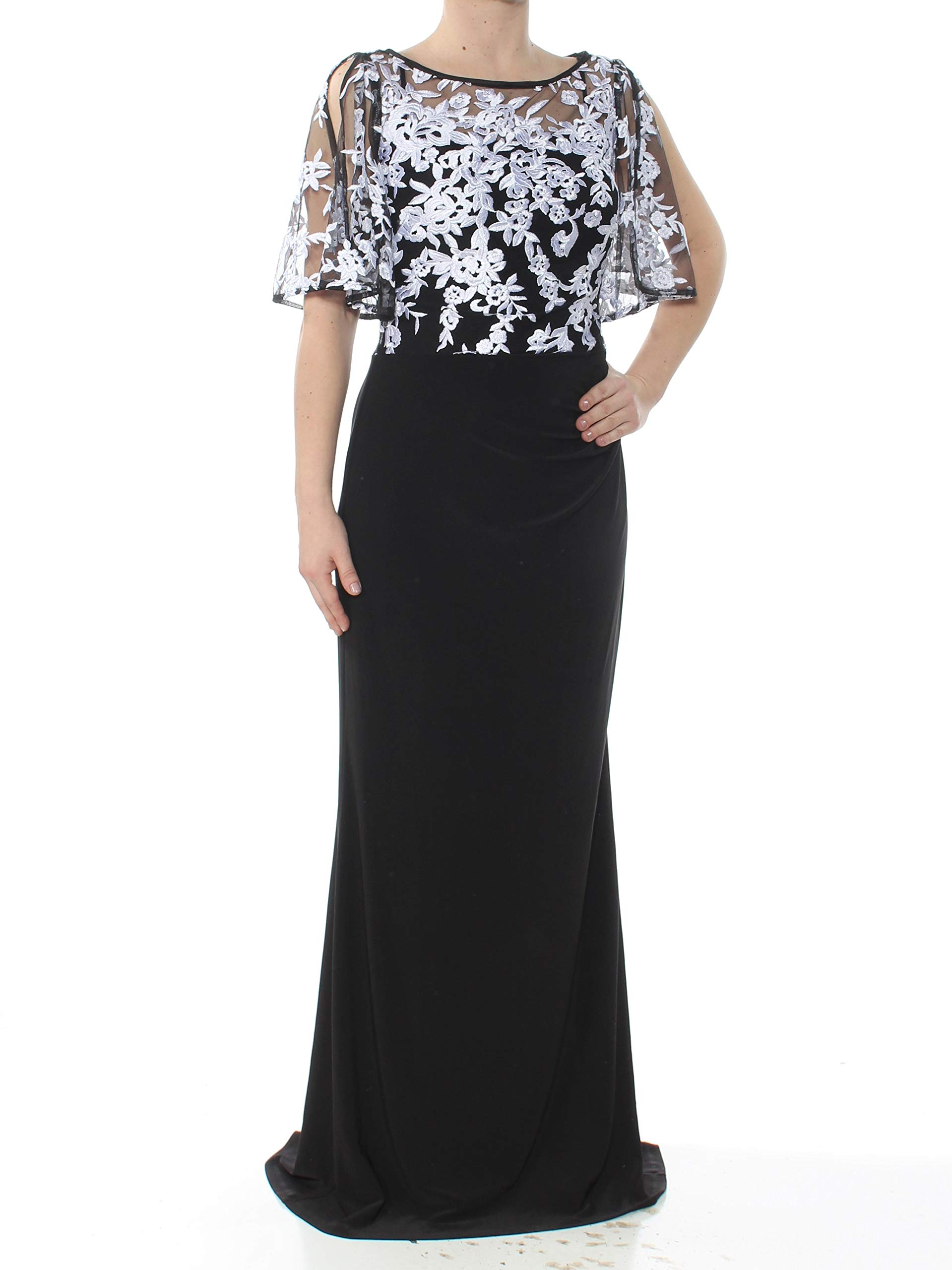 black lace overlay dress