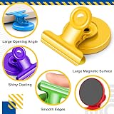 FINDMAG Fridge Magnets Clip 6 Pack Colorful Heavy Duty Magnetic Clips view 3