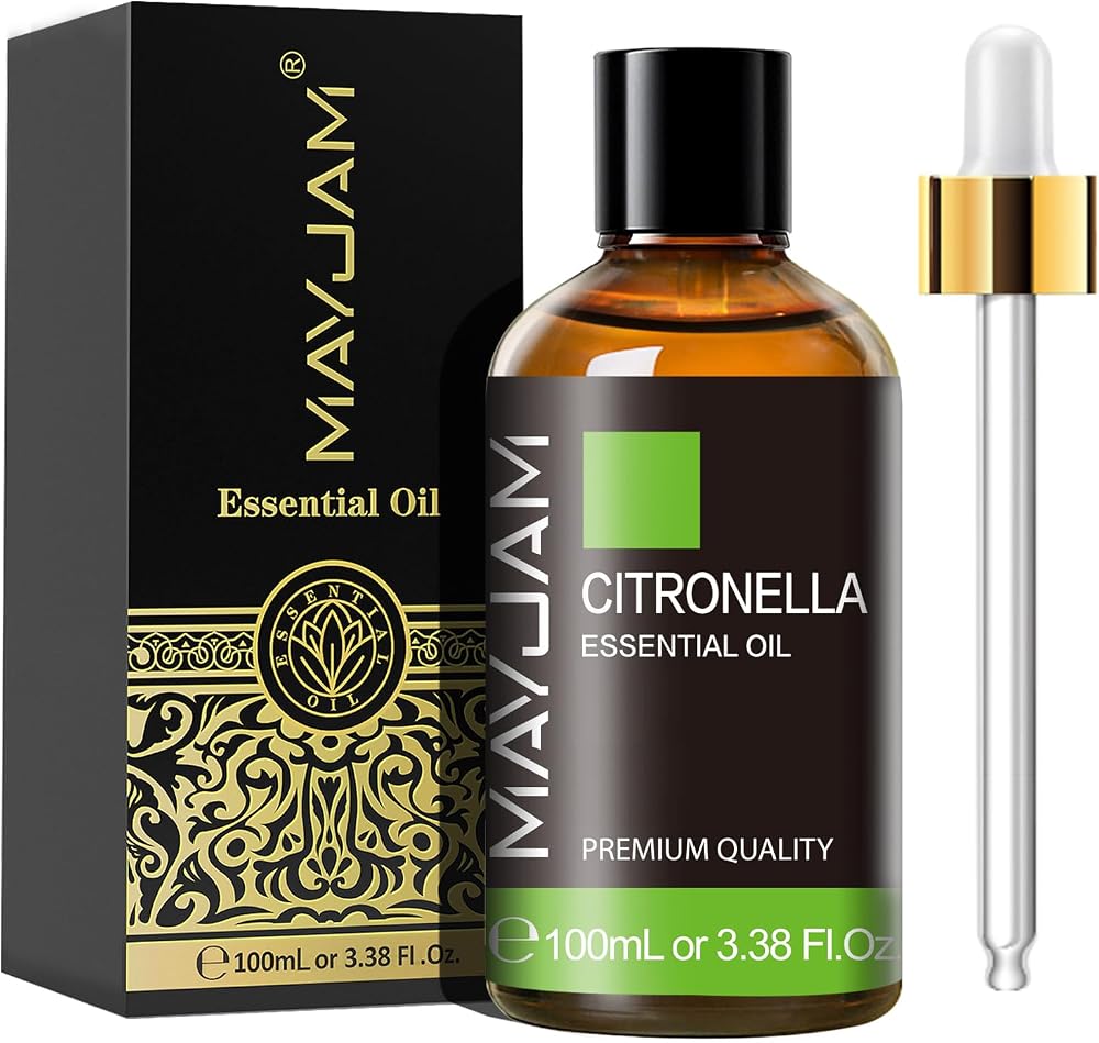 MAYJAM Citronella Essential Oil 100ML for Diffuser Diffuser Humidifier DIY