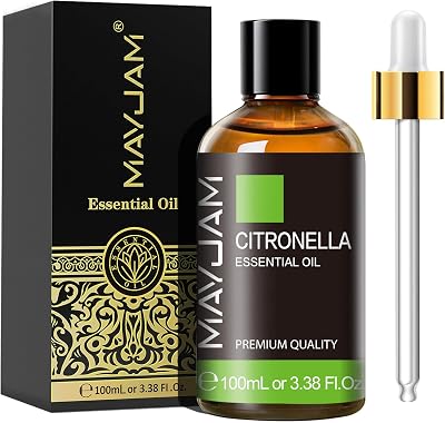 MAYJAM Citronella Essential Oil 100ML for Diffuser Diffuser Humidifier DIY