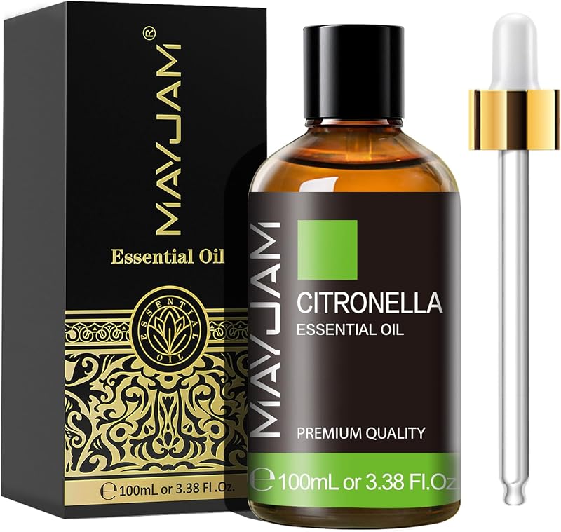 MAYJAM Citronella Essential Oil 100ML for Diffuser Diffuser Humidifier DIY