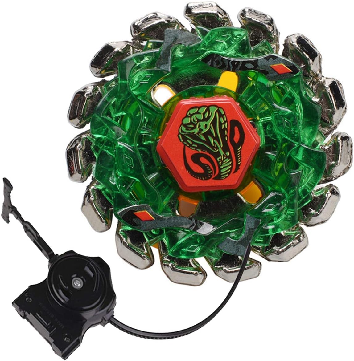 Bey Burst Booster Battling Top Bey Poison Serpent BB-69 Metal Fusion with Black LL2 Launcher Set Top Toys for Kids