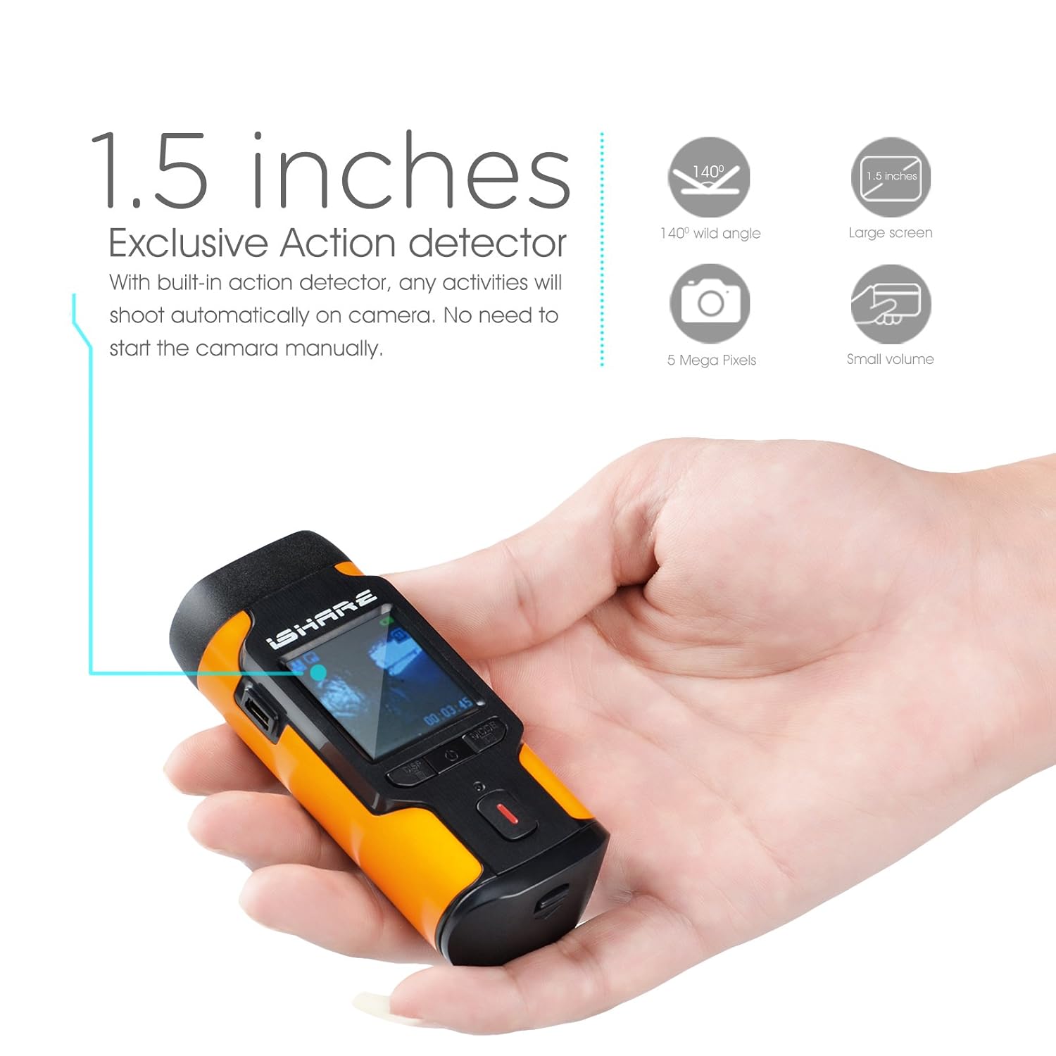 Amazon.com: Sumsonic S300 Extreme Edition Wide Angle Full HD 1080p 140 Degree Wide Angle Waterproof Sports Diving Action Video Camera with Full Mounting Kit ...