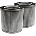 PUREBURG Replacement True HEPA Filters Compatible with Proscenic A8 Air Purifier, H13 3-Stage Filtration High-efficiency Activated carbon Air Clean Dust VOCs Pet Hair Large Room,2-Pack