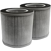 PUREBURG Replacement Filter Compatible with Proscenic A8 Air Purifier, H13 True HEPA Activated Carbon 2-in-1 3-Stage Filtration Air Clean Dust VOCs,2-Pack