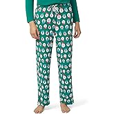 HUE womens Sleep and Lounge Pajama Separates, Christmas and Holiday Collection