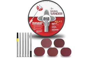 DWYSXIA Pole Sander for Drywall, 81 Inch Manual Hand Drywall Sander with Extension Pole - Ideal for Painting Projects, Equipped with 15 Sanding Sheets (80/100/120/180/240 Grit)，Aluminum Connector - Durable