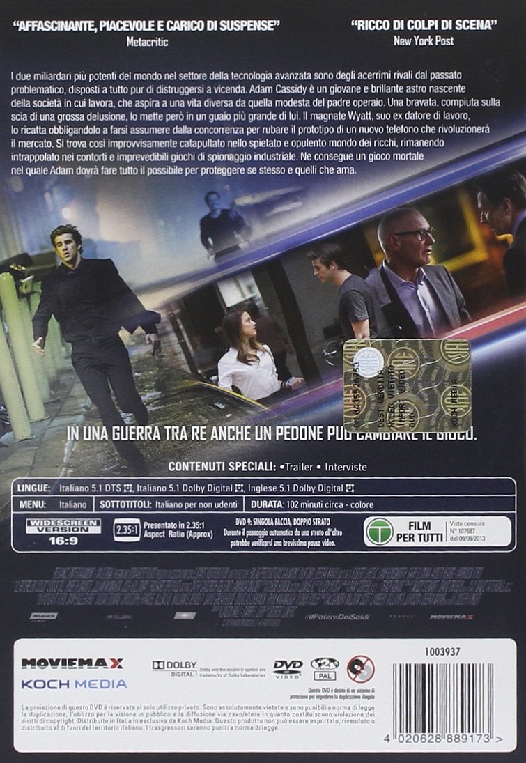 Amazoncom Il Potere Dei Soldi Dvd Italian Import Harrison