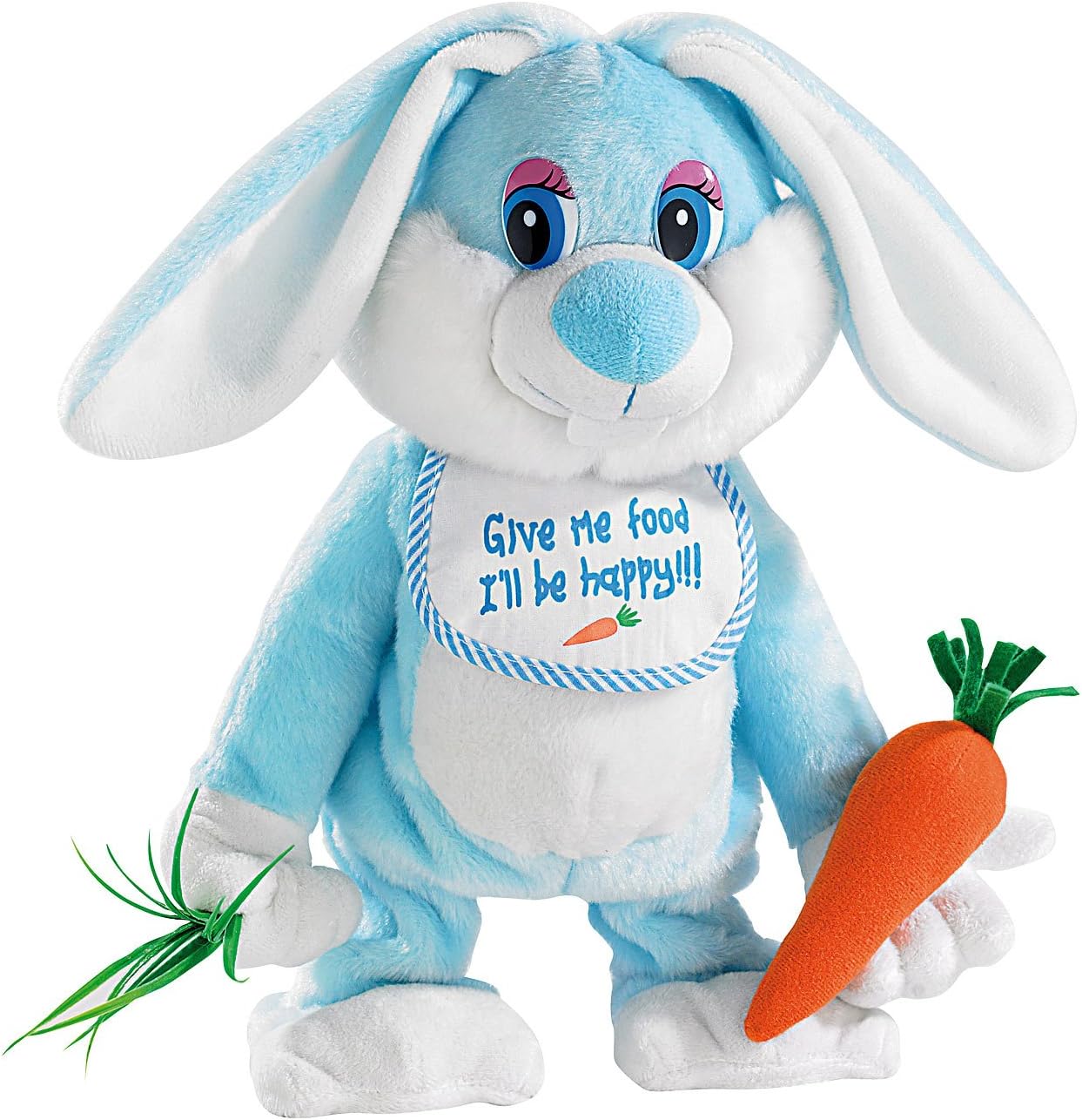 Playtastic Singing and Dancing "Barney" Rabbit with Fabric-Carrot