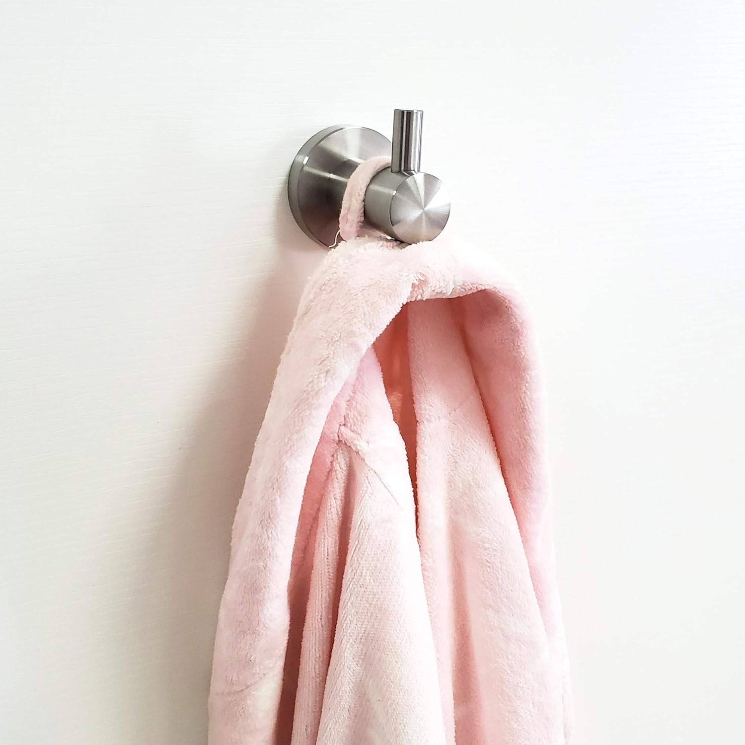 SAFETY+BEAUTY Bathroom Towel Robe Hook, Stainless Steel Rust Proof, 2 Pack, Brushed Nickel: Home & Kitchen