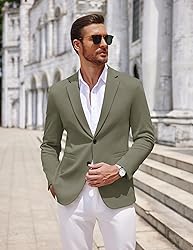COOFANDY Mens Suit Blazer Classic Fit Casual