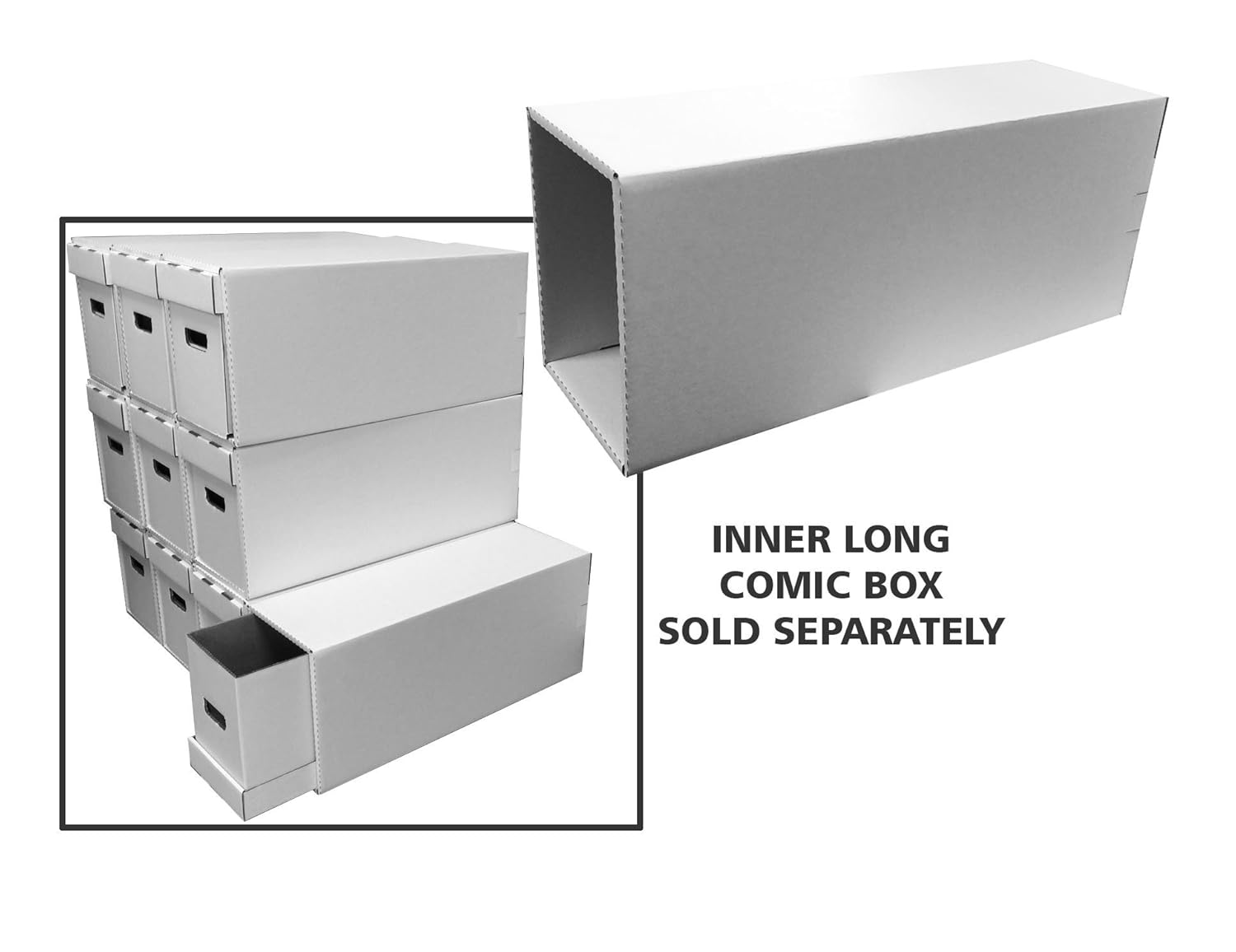 Amazon Com 2 Long Comic Book Storage Houses Corrugated