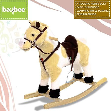 wooden rocking horse for baby online india