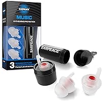 EarPeace Concert Ear Plugs - Reusable High Fidelity Earplugs - Hearing Protection for Music Festivals, DJs, Musicians…