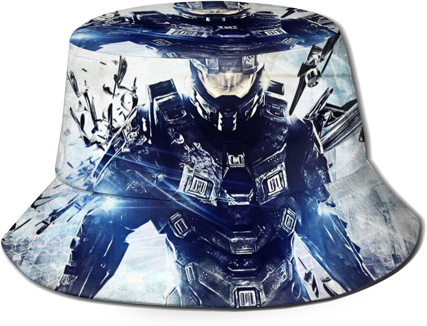 Hat Halo Video Game Gamer Player Summer Fisherman Cap Beach Sun Hats