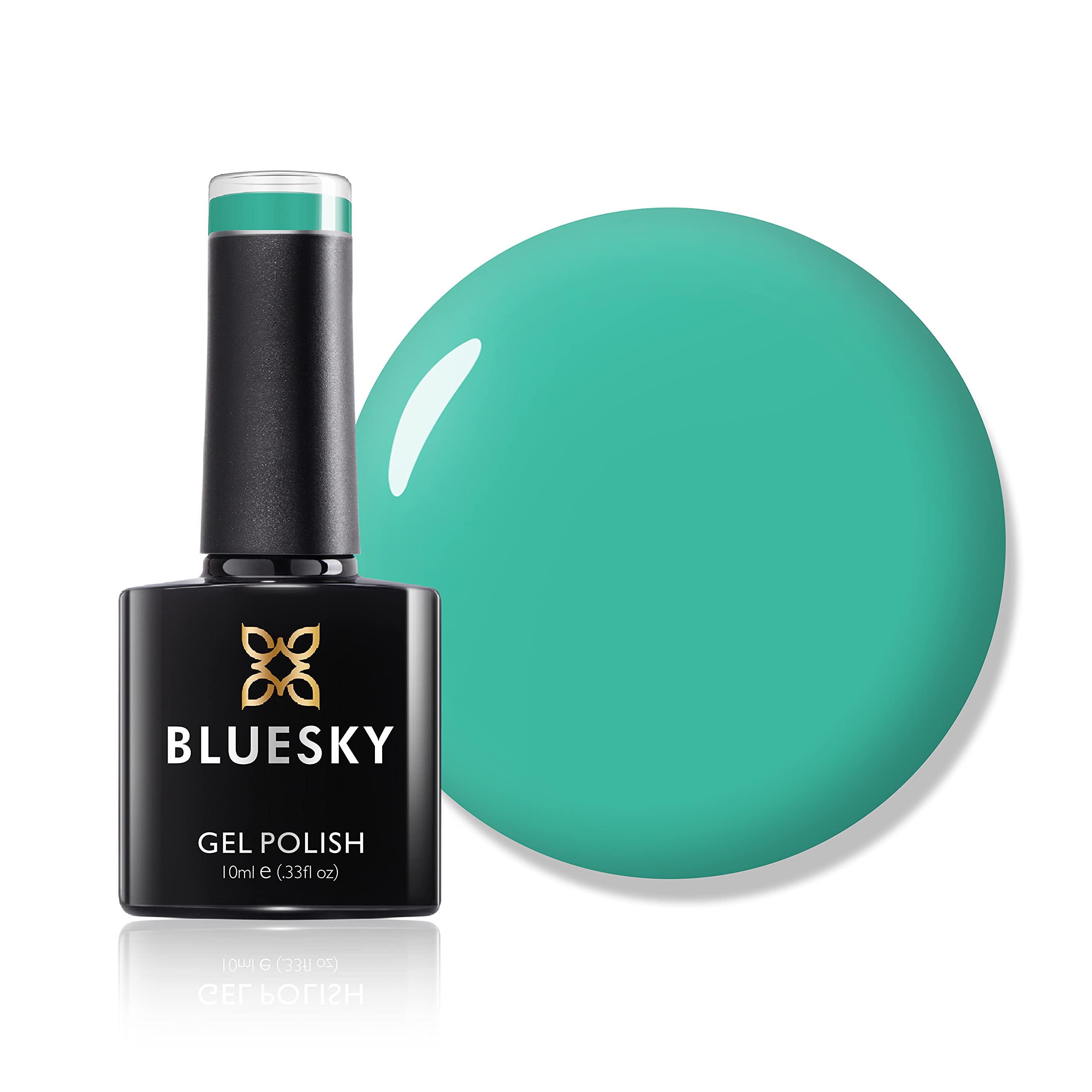 Bluesky Gel Nail Polish, Green Dream Ss2023, Dark Green, Long Lasting, Chip Resistant, 10 ml (Requires Drying Under UV LED Lamp)
