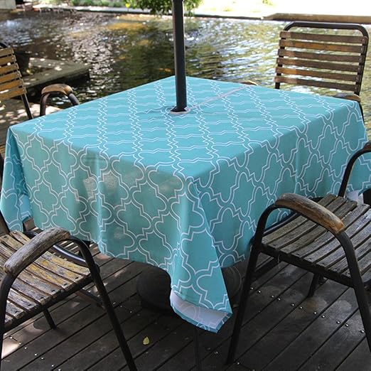 Amazon Com Fanjow Zippered Umbrella Tablecloth 60 Square