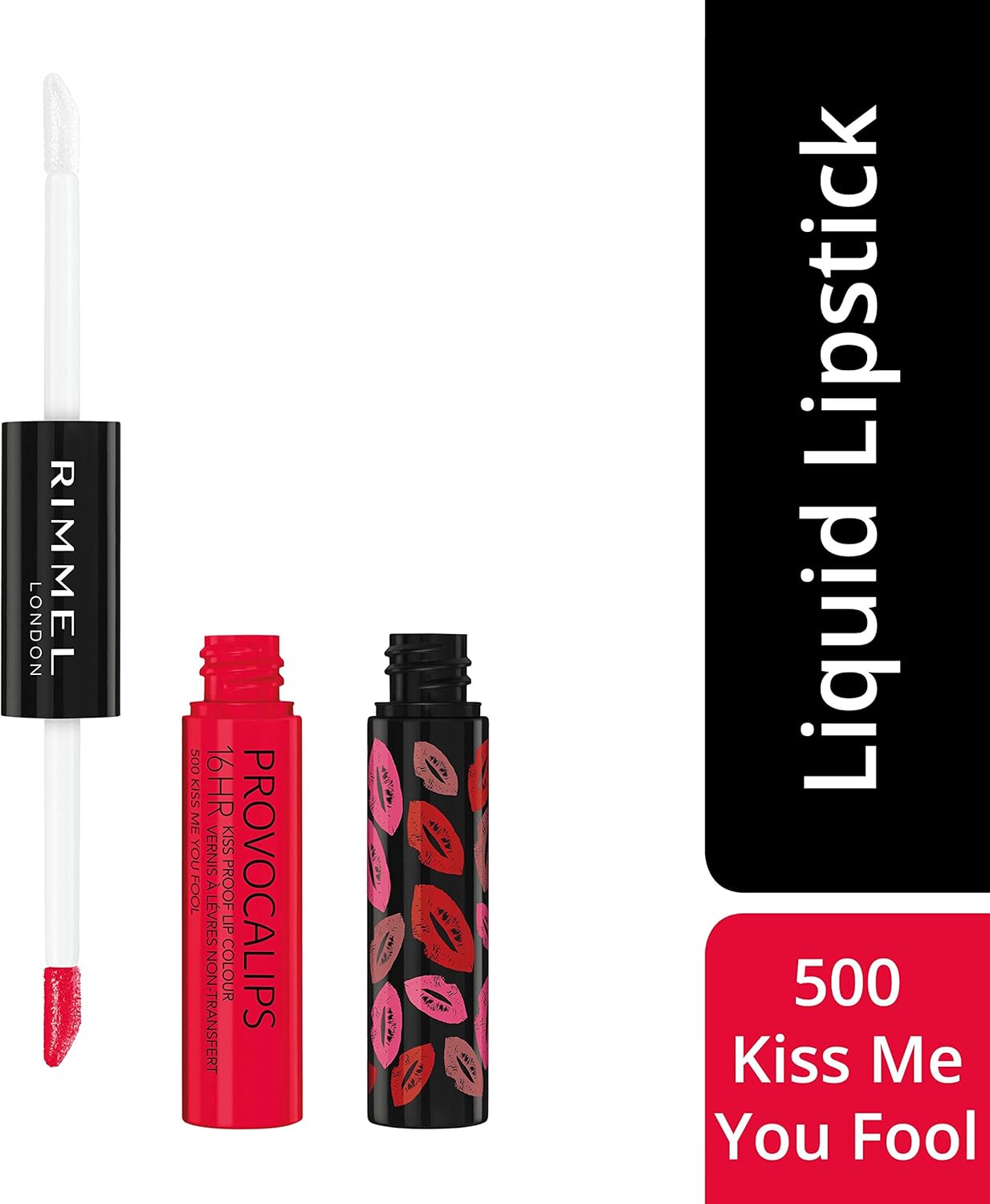 Rimmel London Provocalips 16HR Kissproof Lipstick, 5 Kiss Me You Fool, 7 ml, 500 Kiss Me You Fool, 7 ml (Pack of 1) - Image 4