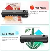 MAXDONE A4 Laminator 4-in-1 Hot Cold with Pouches Cutter Corner Rounder view 4