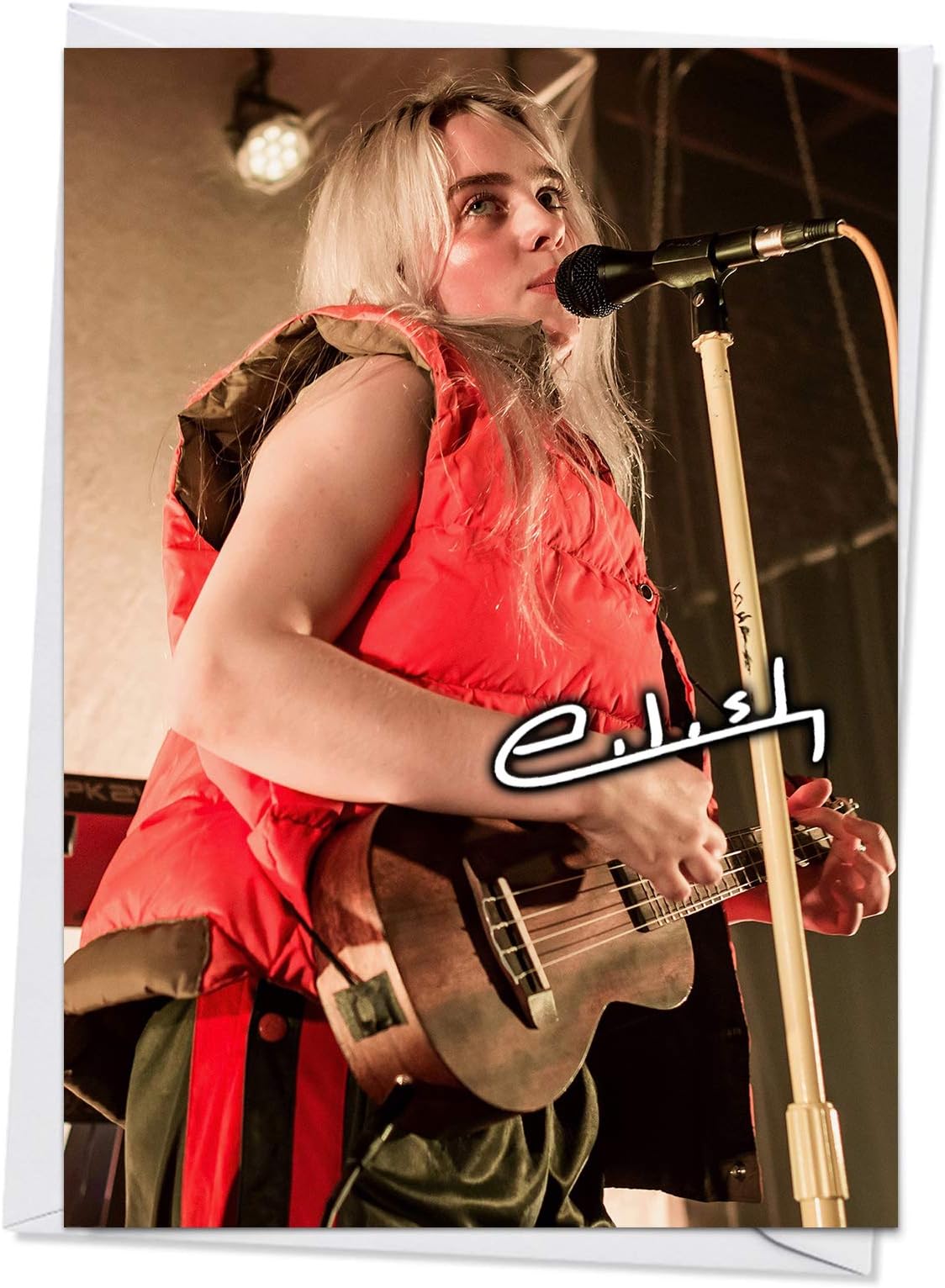 Billie Eilish (V1) - Quality Greeting Card for Any Occasion (Birthday, Valentines, Thank You, Engagement, Anniversary etc)