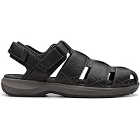 Amazon.com | Dunham Norwood, Black Leather, 8 X-Wide | Sandals display picture 3