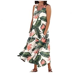 Generic Summer Dresses for Women 2024 Sleeveless