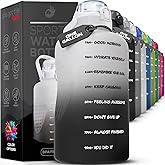 YOU GOT THIS LIVING Motivational Water Bottle with Straw & Handle,One Gallon Water Bottle 128 oz/3.8L,Reusable Water Jug, Achieve All-Day Hydration SpillProof, BPA FREE