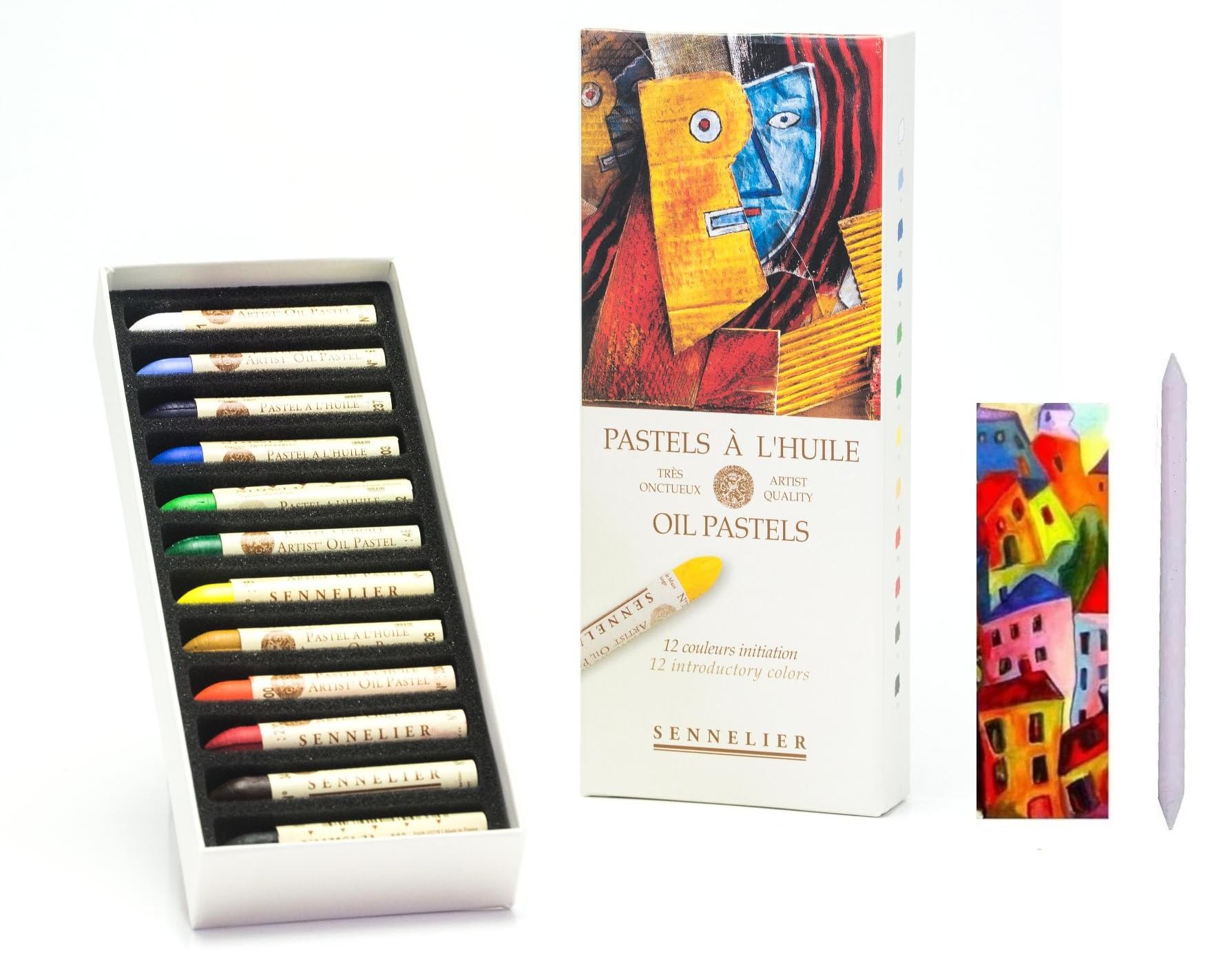Sennelier Oil Pastels 12 Colours – Made in France