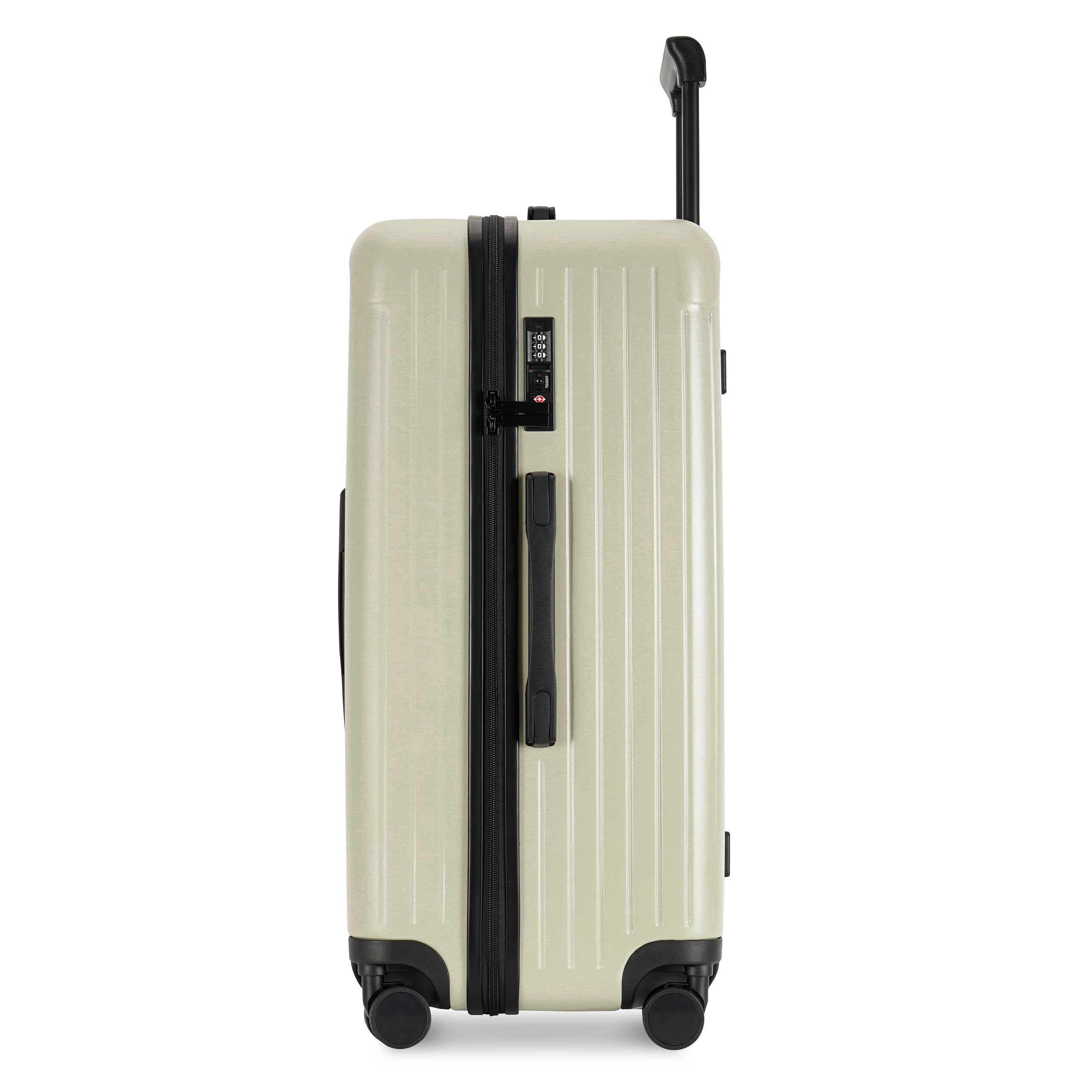 PRIMICIA GinzaTravel Trunk Luggage 26 Inch suitcase with Spinner Wheels Scratch resistant texture Lightweight PC material with TSA Lock (Chartreuse, 26 inch)