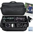 eCost Acuvar Professional Well Padded Extra Large Water-Resistant Gadget Bag Case Compatible with Canon, Sony, Nikon,Pentax, JVC,Olympus Panasonic, Fijifilm, Samsung Camera & Camcorder