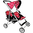 My First Doll Twin Stroller - Cutest Heart Design Doll Twins Stroller - Great Toy Gift for Girls