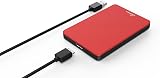 Sonnics 500GB USB 3.0 External Portable HDD Red for Windows Mac Xbox PS4 view 5