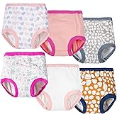 Joyo roy Potty Training Underwear for Girls Toddler Panties Girl Panties 100% Cotton Girl Absorbent Padded Toddler Potty Training Underwear Girls 18-24 months Waterproof with Pee Pants Chart & Sticker
