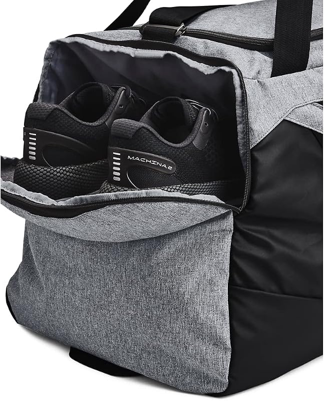 Ua Unisex Ua Undeniable 5.0 Duffle Md Pitch Gray Medium Heather / Black / Black Osfm