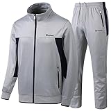 Guanzizai Men's Casual Tracksuit Long Sleeve