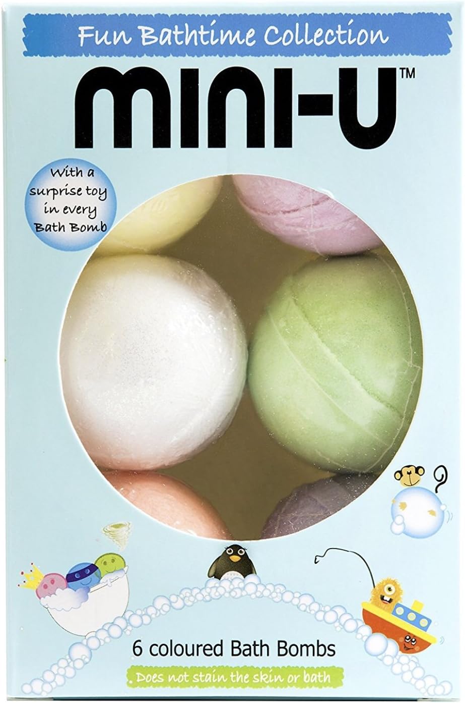 Mini-U bath bombs