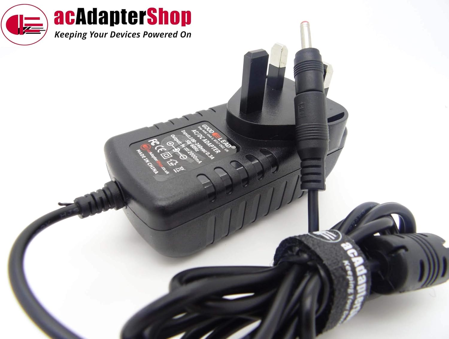 GOOD LEAD 9 Volt Mains AC/DC Adapter Which Is Compatible With BINATONE ACTION 1000 Device