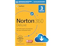 Norton 360 Deluxe 2023, Antivirus software for 3 Devices with Auto Renewal - Includes VPN, PC Cloud Backup & Dark Web Monitor